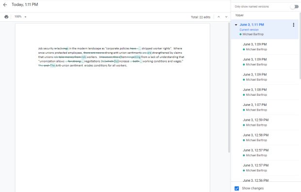 Student Learning Through Digital Essay Editing and Revision Using ...